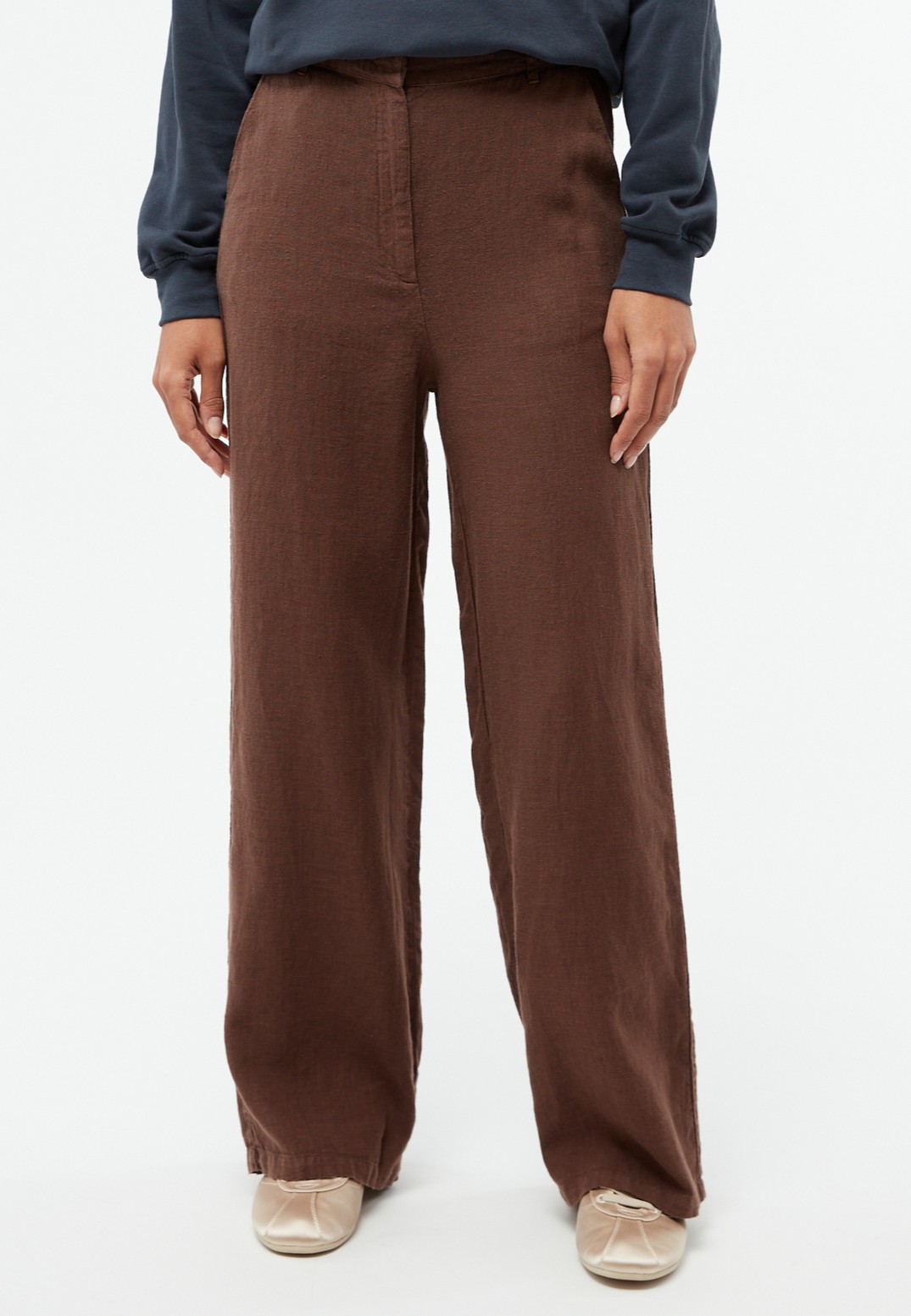 Pantalon-Beatrice-chocolate-brown-lin-Givn01