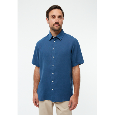 Chemise-Koda-Blazing-blue-lin-Givn01