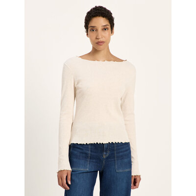 T-shirt-Bintou-U-Bootshirt-cream-melange-coton-biologique-Lanius01