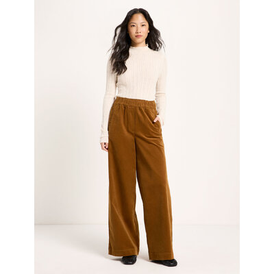 Pantalon-Benoite-Hose-Mit-Weitem-Bein-Bronze-Brown-coton-biologique-Lanius01