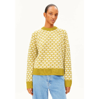 Pull-Multi-dots-moss-laine-recyclee-laine-biologique-Armed-Angels01