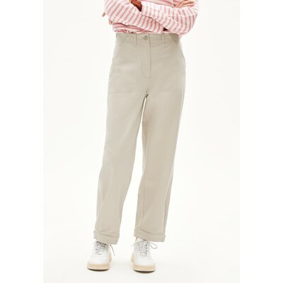 Pantalon Lykkaa - beige - coton biologique - Armed Angels 01