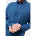 Chemise-Kent-Blazing-blue-lin-Givn03