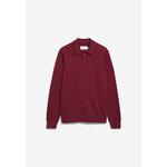 Pull-polo-Boris-velvet-red-coton-biologique-Armed-Angels07