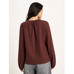 Blouse-Brunei-bitter chocolate-coton-biologique-Lanius03