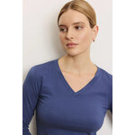 T-shirt-Sissi-crown-blue-coton-biologique-Tranquillo03