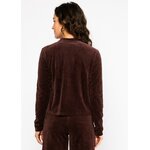 Cardigan-Jolly-zip-up-brown-velours-coton-biologique-polyester-recyclé-blutsgeschwister03