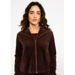 Cardigan-Jolly-zip-up-brown-velours-coton-biologique-polyester-recyclé-blutsgeschwister05