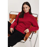 Pull-Adelee-garnet-red-coton-biologique-laine-Tranquillo04