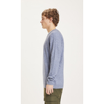 80624 - FIELD o-neck knit - GOTS - 1335 - Blue Fog - Extra 2
