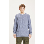 80624 - FIELD o-neck knit - GOTS - 1335 - Blue Fog - Extra 0