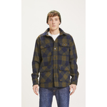 94040 - PINE checked wool overshirt - GRS - 1090 Forrest Night - Main