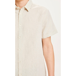 Chemise beige coton lin knowledge Cotton Apparel 04