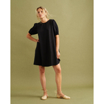 Robe Floreta - noir - coton biologique - Thinking Mu 05