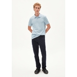 Polo Fibraa - morning Sky - coton biologique - Armed Angels 05