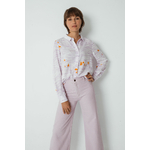 Chemisier Asune - lilas - orange ecovero - SKFK 01
