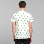 T-shirt green leaves - coton biologique - Dedicated 04