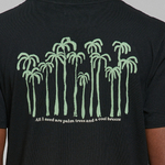 T-shirt Palmiers - coton biologique - Dedicated 05