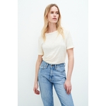 T-shirt olivia - Off white - lin - Kuyichi 01