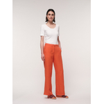 Pantalon Marlene - papaya - lin biologique français - Lanius 02