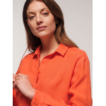 Chemisier Papaya - lin biologique français - Lanius 04