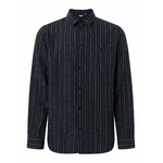 1090004 - Striped linen custom fit shirt - GOTS-Vegan - 8003 Stripe - navy - Extra 3