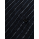 1090004 - Striped linen custom fit shirt - GOTS-Vegan - 8003 Stripe - navy - Extra 6