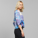 Blouse Vellinge - Ocean Ink - Tencel - Dedicated 03