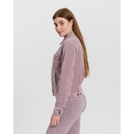 Veste Chelsea - velours - lavender grey - coton biologique - Kuyichi 02