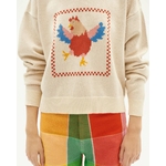 Pull Paloma Gallina - beige - coton biologique - Thinking Mu 02