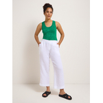 Pantalon Xena - blanc - lin -LANIUS 03