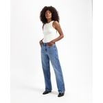 Jeans Izabella - old blue - denim recycle - Kuyichi 01