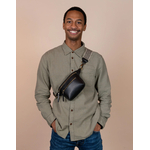 Sac Beck - noir - uppeal - cuir de pommes - O My Bag 01