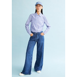 Chemisier-louilaa-striped-white-lapis-blue-coton-biologique-Armed-Angels04