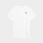 T-shirt Stockholm BBQ Emb White - Coton biologique - Dedicated 02