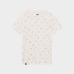 T-shirt Stockholm Bike Pattern Off-white - coton biologique - Dedicated 01