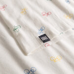 T-shirt Stockholm Bike Pattern Off-white - coton biologique - Dedicated 04
