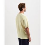 T-shirt Liam - jaune - coton biologique et lin - Kuyichi 03