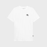 T-shirt Stockholm Jump Whale White - coton biologique - Dedicated 02
