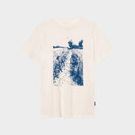 T-shirt Stockholm Summer Bikes Off-White - coton biologique - Dedicated 01