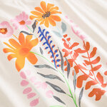 T-shirt Visby Summer Flowers Off-White - coton biologique - Dedicated 03