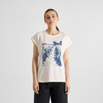 T-shirt Visby Summer Bikes Off-White - coton biologique - Dedicated 01