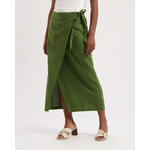 Jupe-Hanna-Pine-Green-coton-biologique-lin-Kuyichi01