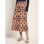 Jupe-Zettie-print-batik-almond-coton-biologique-Lanius01