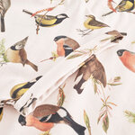 T-shirt Visby Autumn Birds Off White - coton biologique - Dedicated 04