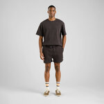 Shorts Essingen Waffle Phantom Black - coton biologique - Dedicated 01