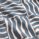 T-shirt Stockholm Wave Tiles Blue - coton biologique - Dedicated 03