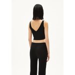 Crop Top Telmaa - black - coton bio - polyamide recyclée - Armed Angels 02