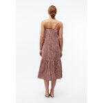 Robe-Britney- Light-Apricot-Burgundy-(Structure)-coton-biologique-Givn04