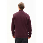 Sweat-Waarlo-dark-cranberry-coton-biologique-Armed-angels02